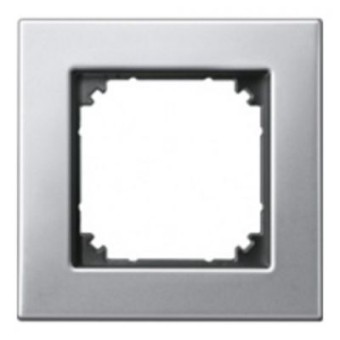 MTN403160 Рамка M-Elegance Платина / Серебро 1-постовая Merten