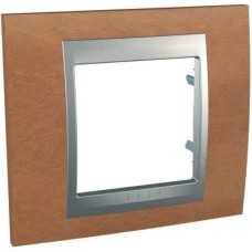 MGU66.002.0M2 Рамка Unica Top Вишня / Алюминий 1-постовая Schneider Electric MGU66.002.0M2 Рамка Unica Top Вишня / Алюминий 1-постовая Schneider Electric