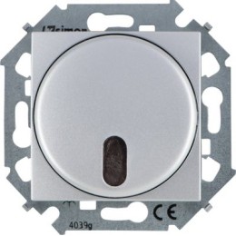 1591713-033 Светорегулятор с управлением от ИК пульта, проходной, 500Вт, 230В, винтовой зажим, алюминий Simon 15