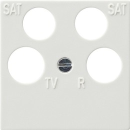 025940 Панель 50*50 мм для 4 канальной антенной розетки 400/EAS/DC (Ankaro) Белый Gira S-color