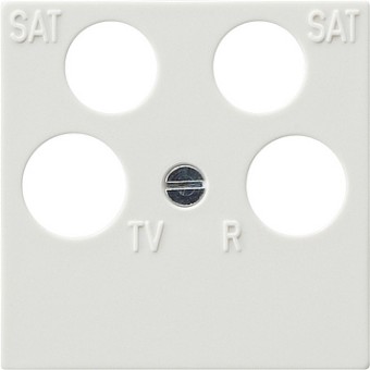 025940 Панель 50*50 мм для 4 канальной антенной розетки 400/EAS/DC (Ankaro) Белый Gira S-color
