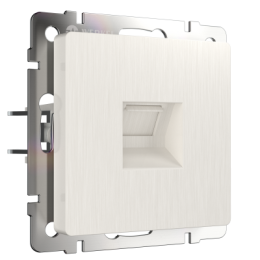 WL13-RJ-11 Телефонная розетка  RJ-11 (перламутровый рифленый) Antik Werkel a040903