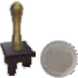 FD02316AS-M Тумблер , цвет Antic Silver+black FEDE