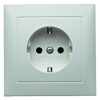 47229909 Штепсельная розетка SCHUKO с крышкой цвет: полярная белизна, матовый S.1 Berker