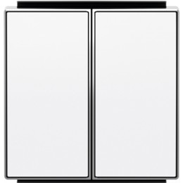 8511 BL Клавиша для выключателей/переключателей/кнопок 2-клав белый , ABB