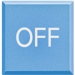 H4920LN Axolute Сменные клавиши с символами для кнопок с подсветкой HC-HS-4038LA/OFF Bticino