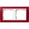 0212398 Рамка Event Красный / Белый 2-постовая Gira