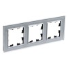 ATN320303 Рамка тройная Schneider Electric Atlasdesign Nature, алюминий стекло