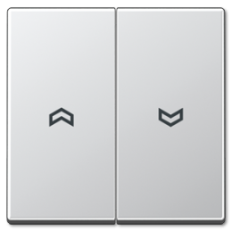 A595PAL А 500 Алюминий Клавиша 2-я жалюзийная Jung A серия