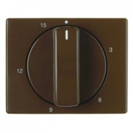 16340001 Центральная панель с регулировкой для механических таймеров цвет: коричневый, с блеском Arsys Berker