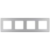 Рамка - 4 поста Алюминий Legrand INSPIRIA 673962