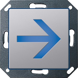 2798203 Светодиодный указатель с пиктограммой "стрелка" Алюминий Gira E22