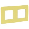 NU280411 Рамка Unica Studio Color Зеленое яблоко / Белый 2-постовая Schneider Electric