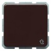 471601 Штепсельная розетка SCHUKO с откидной крышкой цвет: коричневый, с блеском Влагозащищенный скрытый монтаж IP44 Berker