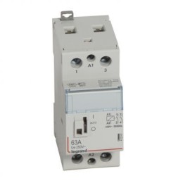 412547 CX3 Контактор 230V 2НО 63А с руч.уп. Legrand