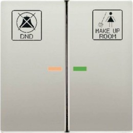 ES2995KO5-641 2-ая клав. с кр. и зел. линзами с симв. "Do not distrub" и "Make up room" Jung LS серия