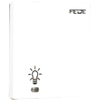 FD28601 Сенсорный одноклавишный выключатель с подсветкой 10 A 250 В, цвет Белый FEDE