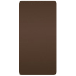 FD04311MK Клавиша узкая без подсветки, цвет moka FEDE