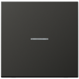 AL1561.07UAN LS 990 Антрацит Накладка светорегулятора/выключателя нажимного Jung LS серия