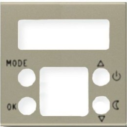 N2240.5 CV Накладка для механизма электронного терморегулятора 8140.5, 2-модульная, серия Zenit, цвет шампань, ABB
