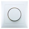 11309909 Панель с регулирующей кнопкой для поворотных диммеров цвет: полярная белизна, матовый S.1 Berker