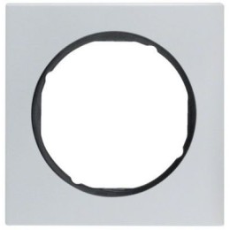 10112284 Рамка R.3 Черный, алюминий 1-постовая Berker