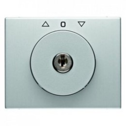 10797103 Центральная панель с замком к жалюзийному замочному выключателю цвет: алюминий K.5 Berker