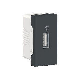 NU342954 USB-коннектор, 1 Модуль, Антрацит Schneider Electric