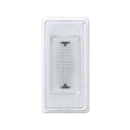 27808-34 Индикатор системы "ждите-входите", прозрачный рассеиватель, узкий модуль, Simon 27, белый