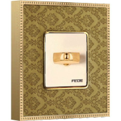 FD01441DGOB Рамка Belle Epoque Tapestry Золото 1-постовая Fede