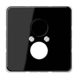 CD562SW Крышка для 2-х гнезд черная Jung