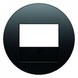 10382045 Центральная панель для VDo-розетки и кабельного вывода, R.1, цвет: черный Berker