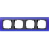 021489 Рамка Event Синий / Черный 4-постовая Gira