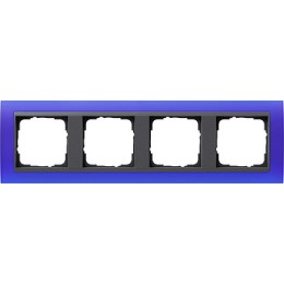 021489 Рамка Event Синий / Черный 4-постовая Gira