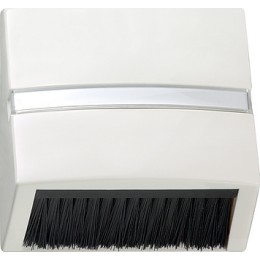 068240 Накладка для приборов с квадратной центральной панелью и наклонным выходом Белый Gira S-color