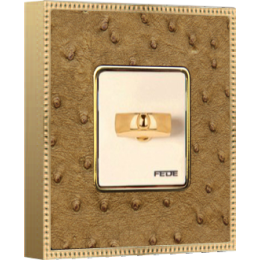 FD01441GOB Рамка Belle Epoque Tapestry Золото 1-постовая Fede