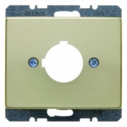 10710102 Центральная панель для сигнального и контрольного устройства диаметром 22,5 мм цвет: золотой, металл Arsys Berker