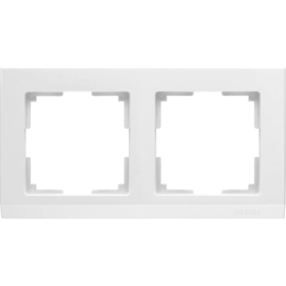 WL04-Frame-02-white Рамка на 2 поста (белый) Stark Werkel a028922
