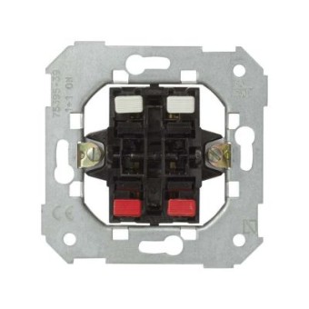 75395-39 Выключатель кнопочный двухклавишный на размыкание, 10А 250В, S82, S82N, S88, S82 Detail Simon