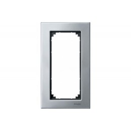 MTN403860 Рамка M-Elegance Платина / Серебро 2-постовая Merten
