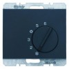 20267106 Регулятор температуры помещения с переключающим контактом и центральной панелью цвет: антрацит, матовый K.1 Berker