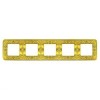 FD01375OB Рамка Emporio Bright Gold 5-постовая Fede