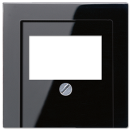 A569PLTSW А 500 Черный Крышка для TAE-розетки, моно-/стерео аудио розетки Jung A серия