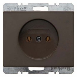 6161150001 Штепсельная розетка без защитного контакта цвет: коричневый, с блеском Arsys Berker