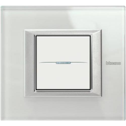 HA4802VSW Рамка Axolute Квадрат Белый Whice 2-модульная Bticino