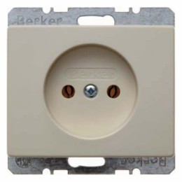6161150002 Штепсельная розетка без защитного контакта цвет: белый, с блеском Arsys Berker
