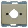 10710101 Центральная панель для сигнального и контрольного устройства диаметром 22,5 мм цвет: светло-бронзовый, металл Arsys Berker
