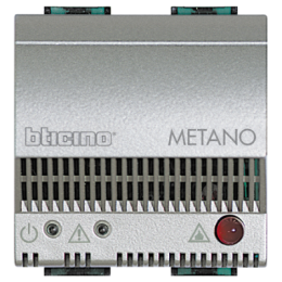 NT4511/12 Детектор метана со световой и звуковой сигнализацией (85дБ), питание 12В, 2 модуля Bticino