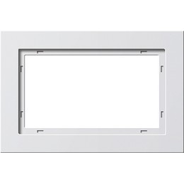 100122 Рамка E2 Белый матовый 1,5-постовая Gira