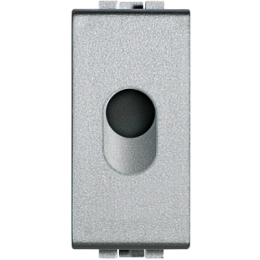 NT4953 Заглушка с отверстием 9 мм, размер 2 модуля Bticino